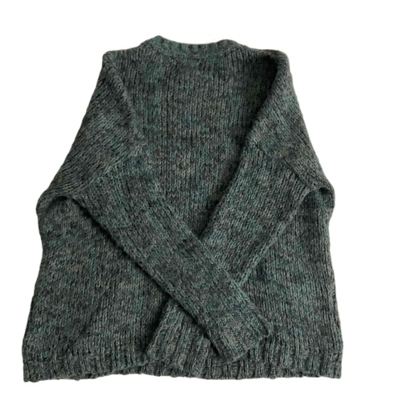 Between You & Me‎ Gray Chunky Sweater Mohair Blend Oversized Pullover - Picture 7 of 7